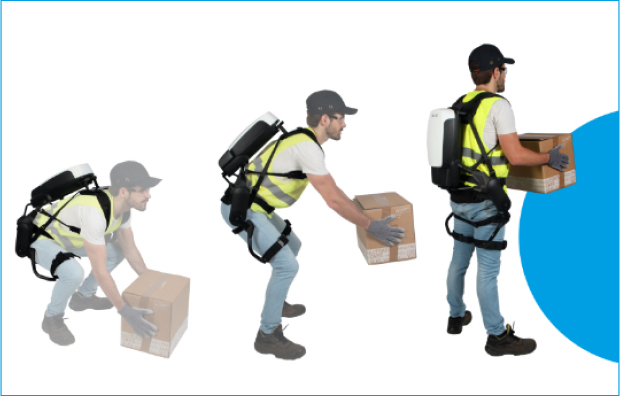 Exopush situation btp - RB3D - Exosquelette / Manipulateur cobotique