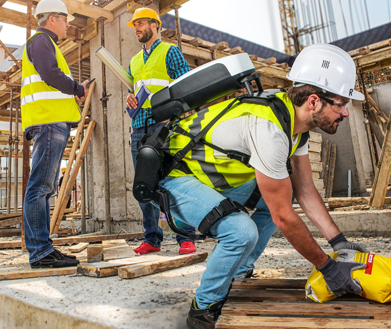 Exoback situation btp - RB3D - Exosquelette / Manipulateur cobotique